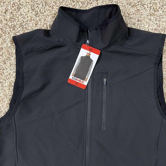 32 Degrees Heat Men’s Tech Vest Black, Size Medium (New) - Picture 6 of 13
